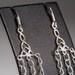 Swarovski Chandelier Earrings / Beadwork Bridal Earrings Winter Wedding Jewelry