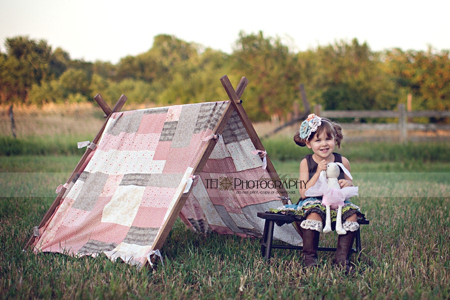 Custom Patchwork Tent  Photography Prop FABRIC TENT ONLY