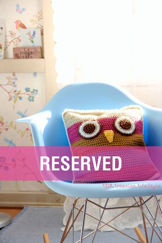 Cushowl -owl crochet cushion cover-