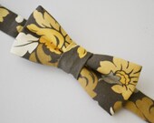 Bowtie Boys Ages 2-10 in Yellow, Gray and White