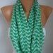Infinity Scarf Shawl Circle Scarf Loop Scarf Gift -fatwoman - LOVE - Heart