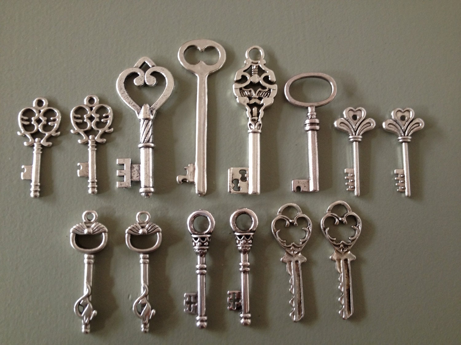 old silver key