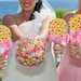 Lollipop Love Wedding Button Bouquet & Grooms Buttonhole