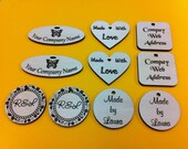Laser Engraved Basswood tags (set of 24)