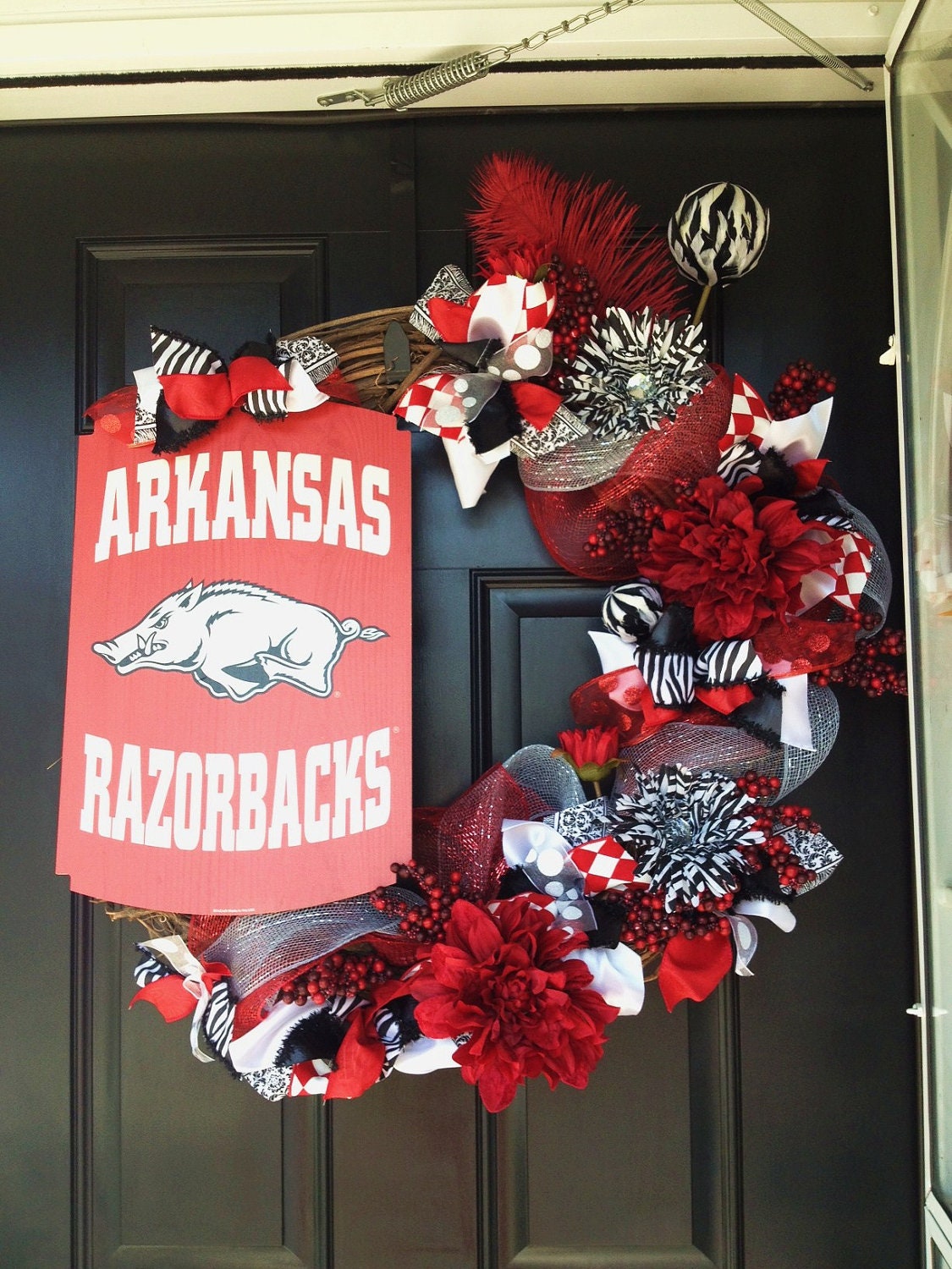 Arkansas Razorbacks  24" Grapevine Wreath