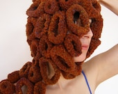 Calamari rings head cover and shawl
