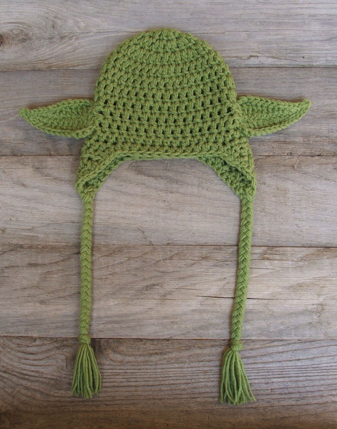 Chunky Yoda "Star Wars Inspired" Hat / Beanie - Star Wars Fans (0-3 / 3-6 / 6-12 month sizes)