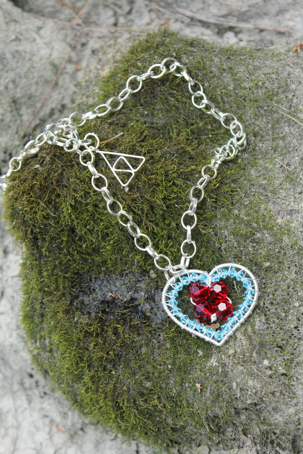 Legend of Zelda Classic Crystal Heart Container Necklace