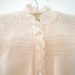 1950's Soft Pink Sweater, Bonnet and Socks Set
