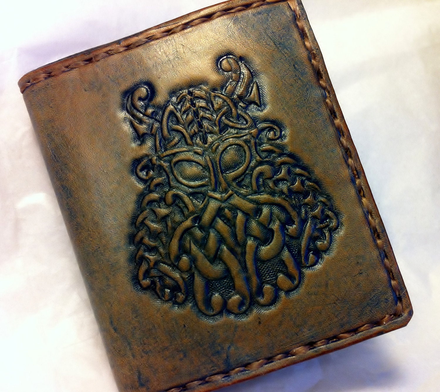 Men's Wallet-Viking Warrior-MADE TO ORDER