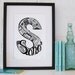 Best of Soho limited edition screenprint // London Letters series