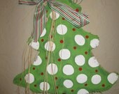 Burlap Christmas Tree Burlap Door Hanger
