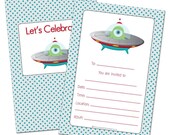 Space Themed Fill-In Party Stationery Package (Qty 12) Il_170x135