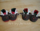 Santa's Reindeer Booties for Babies - Perfect Stocking Stuffer