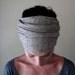 Oatmeal Head Scarf, Hair Wrap, Headband - All in One Womens Neck Bow - Sash - Neutral Oatmeal Scarf - Fall Fashion