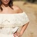 Bridal Shower Dresses Crochet Of The Shoulder Wedding Dress Bridal Vintage Dress - Ivy