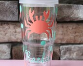 CRAB PERSONALIZED TERVIS tumbler