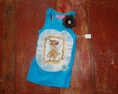 turquiose fairy tank size 7/8 READY TO SHIP sale