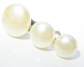 Vintage Faux Pearl Dress Clip 40s