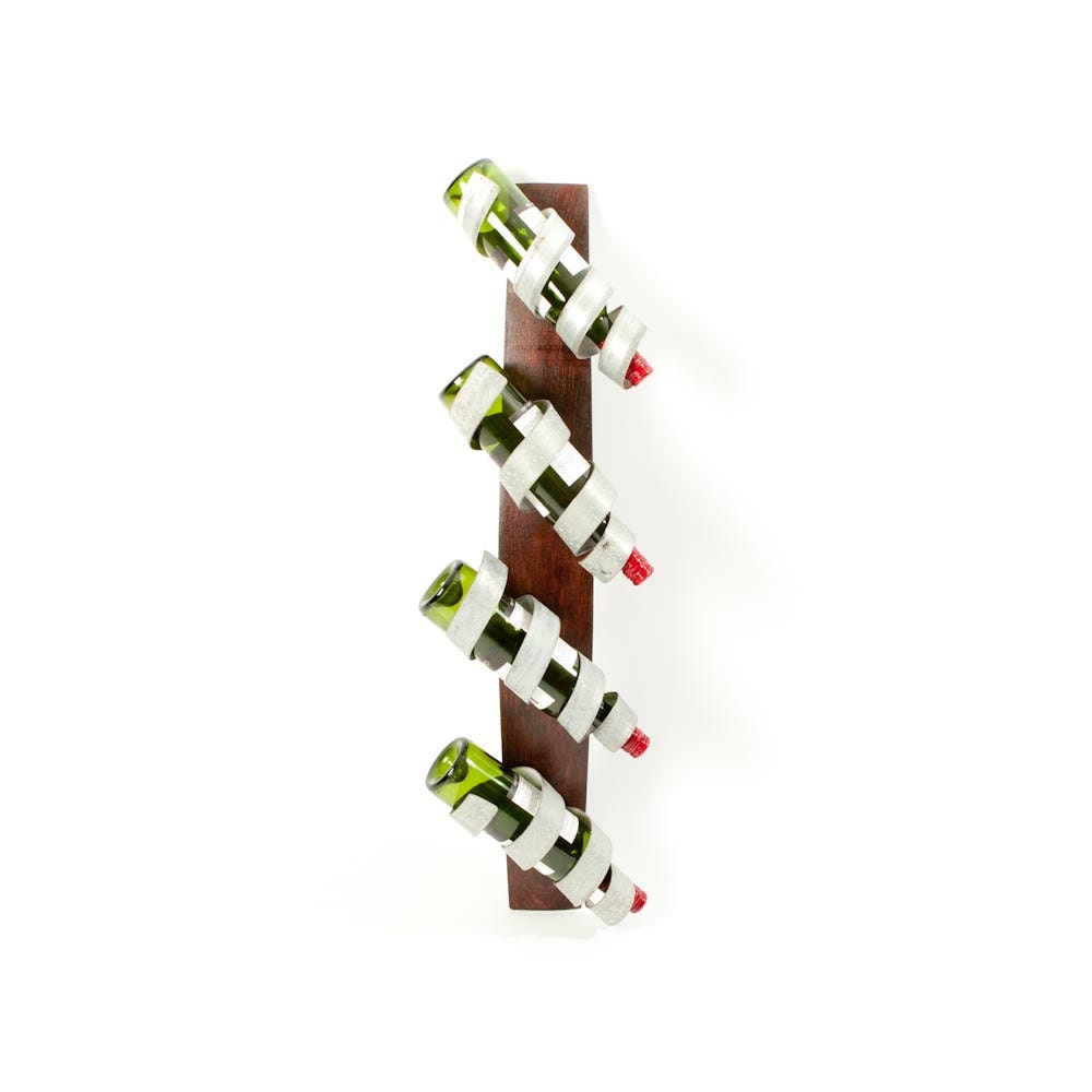 Wall-Mounted Wine Rack ("Chris's Curls")