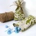 Green Damask Favor Bag
