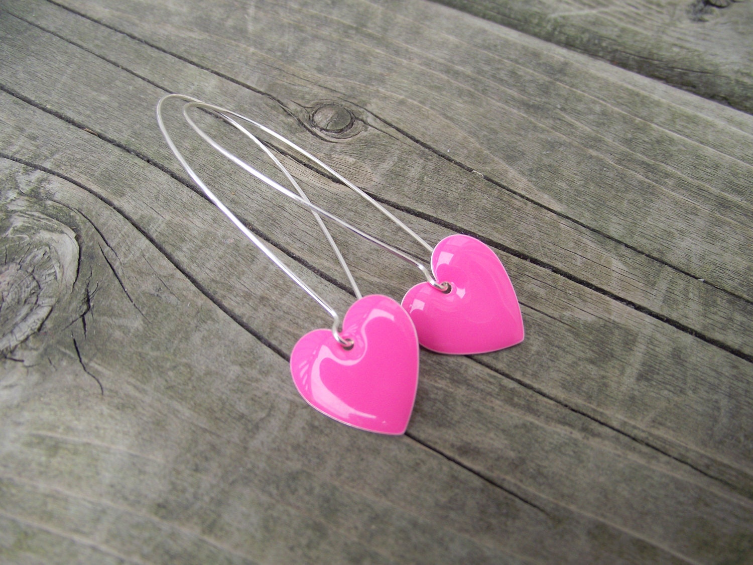 Wear Your Heart Earrings - Pink