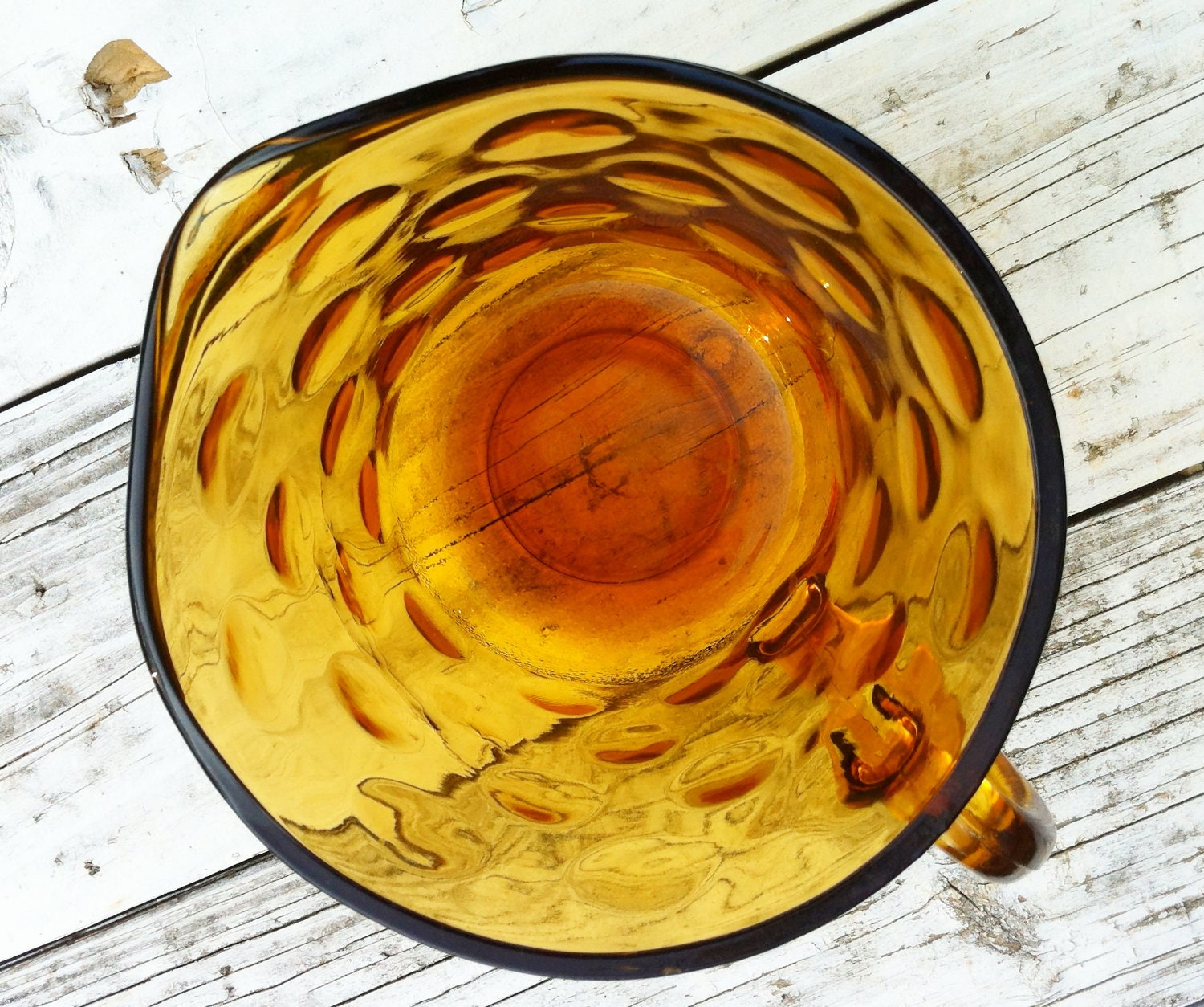 Hazel Atlas Eldorado Amber Pitcher
