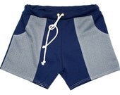 Frankie Four Handmade Men's Vintage Style Blue Swim Trunks