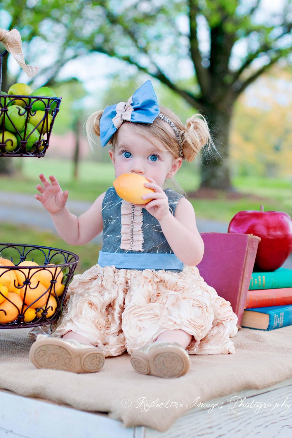 ABC Vintage Birthday Dress, First birthday, First Day of School, School Dress