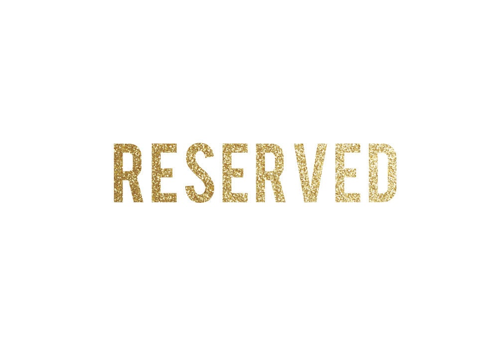RESERVED LISTING FOR Ian