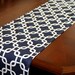 Premier Prints Table Runner- Navy Blue Gotcha Chainlink - 13x72