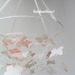 FREE SHIPPING // Shabby Chic Butterfly Mobile // Nursery Decor, Photo Prop, Baby Shower Gift
