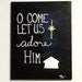 Christmas Decor Canvas Art Christmas 11x14 Holiday Christmas Decor