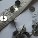 Earring Studs, Surgical Stainless Steel, 8mm flat pads 25 pairs