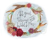 Wild and Free 8 x 10 print