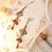 Vintage Antique Inspired Filigree and Natural Aventurine Earrings