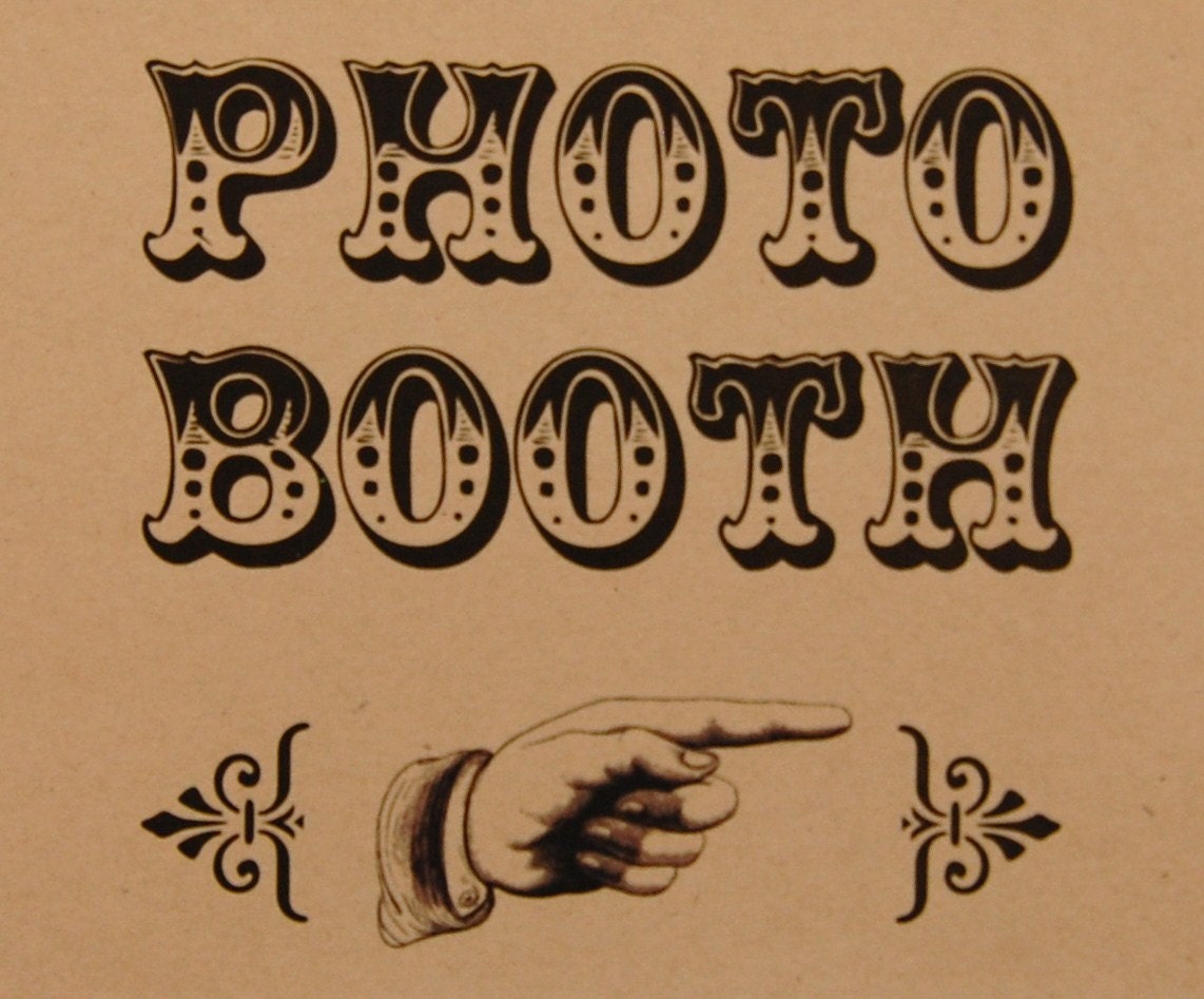 Kraft Photo Booth Signs - Set of 3 - Photo Booth Props