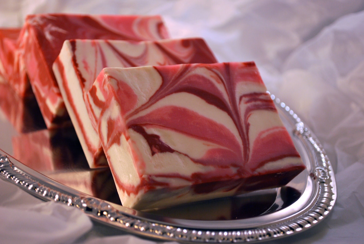 Candy Cane Handmade Soap with Avocado Oil