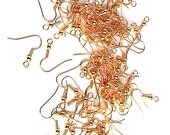 gold ball pierced earring hooks 20 pairs