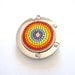 Rainbow foldable bag hanger, purse hook, bag holder made with Swarovski flatback crystals
