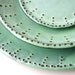 Dinnerware Set for 4 - 16 Peices - Aqua Mist - Dinner Salad Dessert Bread Plate and Bowl - French Country