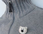 Droo.Teddy bear brooch.