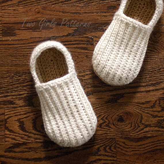 Crochet pattern for house slippers the lazy day loafer crochet pattern