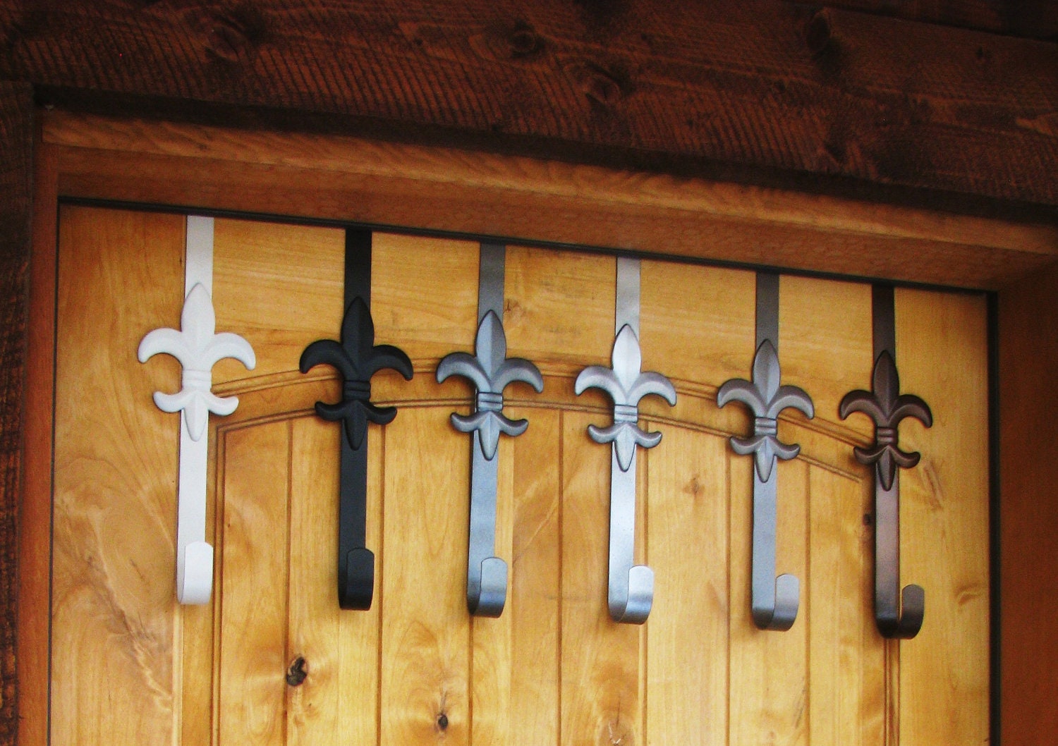 CUSTOM COLORS- Wreath Hangers-Decorative Door Hangers-Door Hooks-Choose your Color