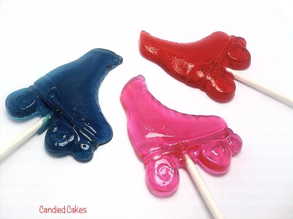Buy 12 Get 12 Free -  ROLLER SKATE LOLLIPOPS - Pick Any Color and Flavor