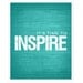 Its Time To Inspire, Believe, Create and Dream - Inspirational Prints - Set of 4 - 8x10 Posters - Teal, Orange, Yellow and Brown