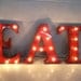 Metal Letter any one 18 inch steel letters light fixture sign lighting