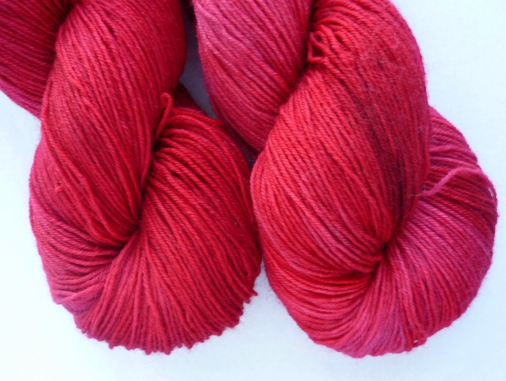 BFL Sock Yarn - Hand Dyed 75/25 BFL/Nylon Fingering Weight Yarn in Bollywood Colorway