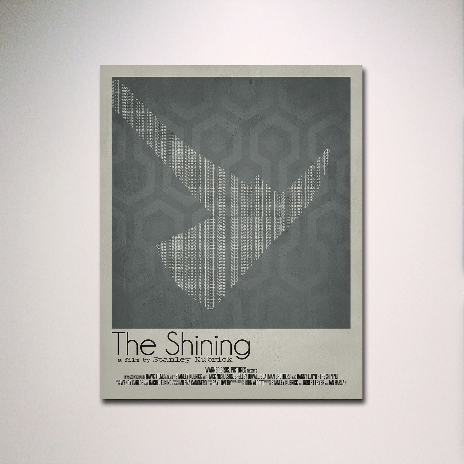 The Shining Minimalist Movie Poster 24" x 36"