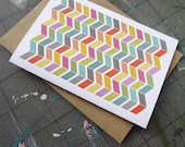 Chevron Note Cards - 6 Pack